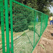 熙舟 边框架护栏网 圈地园林围网 1.8米焊接绿色隔离栅 易安装
