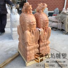 古建石雕抱鼓石 仿古石雕门墩 石雕门墩抱鼓石