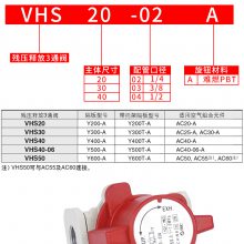 SMC型气动残压释放阀VHS20/30/40-01A/02A/03A/04A气源开关残压阀