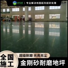 金刚砂地面抛光 水泥地无尘地面翻新密封固化防尘地坪
