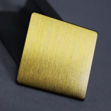 叠纹黄金色不锈钢拉丝板材 304不锈钢拉丝板