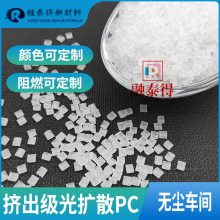 融泰得自产直销 光扩散PC 阻燃V0环保抗UV挤出级光扩散PC 免费样品