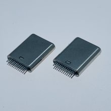 ޷TYPE-C 24PIN̨׹ͷ/޽ӵؽ/аʽ/L=10.0mm