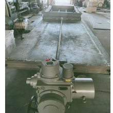 焊接成形烟管风道方形圆形关闭碳钢dn800挡板门