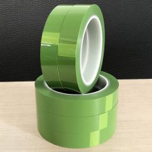 厂家直销绿色高温胶带电镀遮蔽胶带线路板端子高温喷涂遮蔽胶带