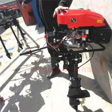 5.5HP船用马达 立式船渔船挂机 养殖船外机 塑料船铁船推进器 低噪音挂桨机