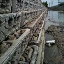 混凝土阶梯式笼箱挡土墙2000*1000*500mm用于景观园林河道水利生态框