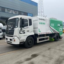 东风天锦煤场两用吸尘车12吨干湿吸尘车节能环保