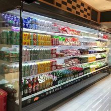 奇力商用风幕柜水果保鲜柜商用蔬菜饮料低温奶串串超市冷藏展示柜