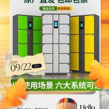 花中盛阳 商场超市智能存包柜人脸识别储物 密码 掌纹 指纹识别开门 智能柜源头工厂