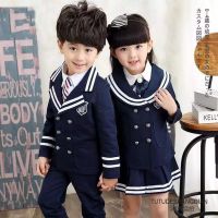 儿童韩版校服英伦学院风中小学生秋季班服幼儿园园服大合唱演出服