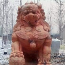 石雕蹲狮 大门口摆件狮子 雕塑摆件石狮子