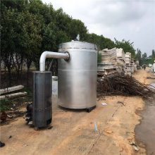 连续式自燃吊装炭化炉 立式原木炭化设备 中美通达木炭加工机械