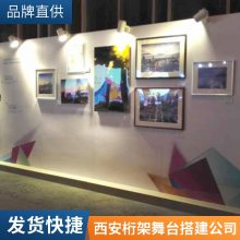 电器照明灯饰展 会展搭建商 展厅布展 工艺木质铝型桁架 文雅