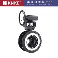 进口碳钢法兰蝶阀 双向密封 美国科恩科KNEK品牌