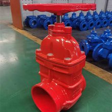 沟槽闸阀 沟槽铜芯硬密封闸阀 Z85T暗杆人防闸阀 鑫通达牌 65-200现货