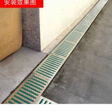 金宏通品牌不锈钢地沟盖板、抗震胶条绿条不锈钢地沟盖板定制 大厂品质量大优惠