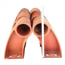 防撞墙护栏扶手 ZG25铸钢支承架 牛角形构件