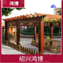 绍兴防腐木花架价格费用造价多少钱