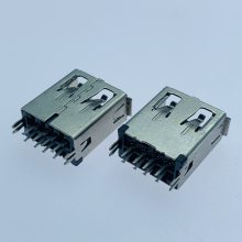 USB AF 2.0ĸ/180ʽֱDIP/еλ/8PIN/H=15.5mm
