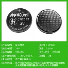MakumiоCR2032ҽǱʱ225mah۵3VŦ﮵