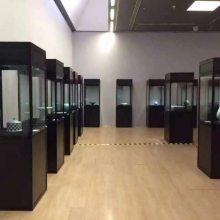 博物馆展柜定制厂家 展示柜沿墙通柜 玻璃展柜