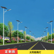 平利县太阳能路灯厂 农村马路夜间亮化照明 LED灯具定制设计