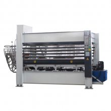 不变形槽钢生态板复合材料聚氨酯发泡板防火门贴面贴木皮热压机