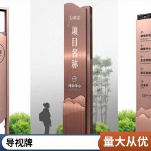 导视系统定制 景区标识标牌 商场楼层指引牌 设计制作施工