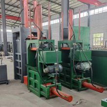 金属废铁铝压块机 废纸矿泉水瓶液压打包机 饲草套袋打包机