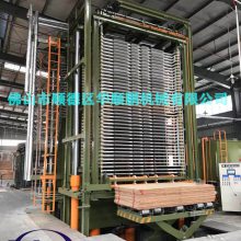 4*8尺胶合板人造板建筑模板密度板热压机800吨全自动进出板生产线