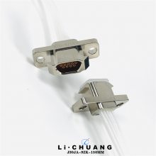 9芯插座 J30JA-9ZK-150MM J30JA-9ZK-300MM 矩形电连接器 骊创