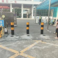 铁管烤漆贴膜反光柱 活动可移动防撞立柱