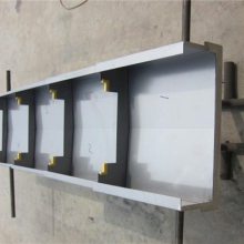 不锈钢机床护板伸缩式机床导轨护罩防尘防异物导轨防护罩价格