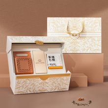 会议伴手礼定制|茶韵丝情套装|企业LOGO茶具+真丝礼|中国礼品