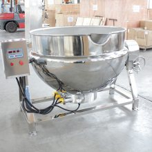 全自动凉粉搅拌炒制机 餐厅麻辣鸭脖翻炒锅 大型食堂豆浆熬煮锅