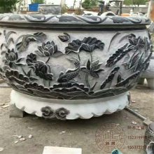 青石石缸 仿古圆缸 雕塑厂家定制