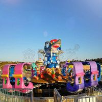 热销公园儿童游乐设备激战鲨鱼岛 家庭游乐设备水陆战车生产厂家