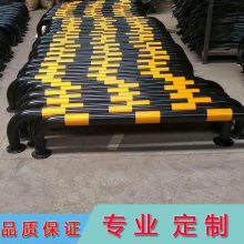 车库黄黑U型挡车杆 车轮倒车反光定位器 坚固耐撞