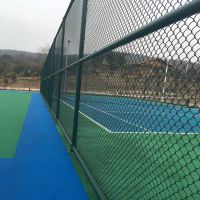体育场框架围网 球场绿色铁丝网 高尔夫球场防护网