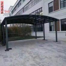 江苏恒大钢膜结构请求一种光伏车棚专利有效地抵消了一部分积雪施加的向下的压力