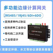 plc通讯数据采集nodered网关自定义协议转modbus边缘计算EG8100