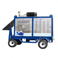 供应高压水船舶除漆除锈主机_德高洁 DJ 2750/25DT 柴油进口超高压清洗机