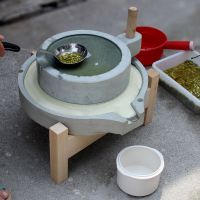 济南中阳石磨家用手动27cm石磨豆浆机石磨米浆机