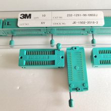 3M/TEXTOOL进口原装 DIP封装锁紧 测试座232-1291-00-0602J Socket