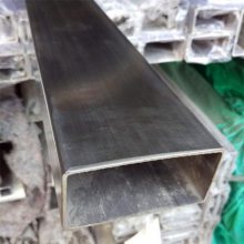 304不锈钢槽管厂家夹玻璃双槽矩形镀锌铁管201不锈钢凹槽异形方管