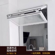 金房顶 网红 上下折叠窗 临街店铺窗口任意悬停 铝合金 折起可当雨棚