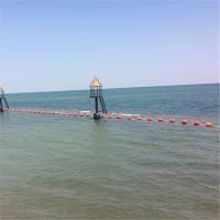 郑州水上乐园浴场拦截网浮筒 红色警戒线浮球