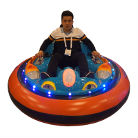 新款广场室外电动游乐设备双人亲子坦克飞机发光托马斯电瓶碰碰车