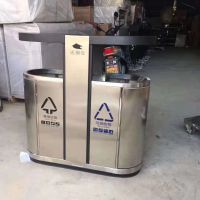 福建桶户外分类环卫金属垃圾箱果皮箱 环保金属不锈钢户外垃圾桶